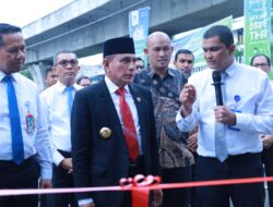 Gubsu Resmikan Layanan Drive Thru Tirtanadi