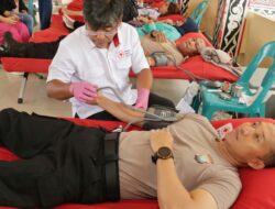 Polres P.Siantar Gelar Bakti Sosial Dan Kesehatan Sambut HUT Bhayangkara Ke- 77