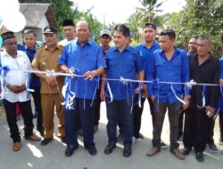 Syah Afandin Silaturahmi Dengan Masyarakat Secanggang 