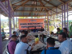 Panwaslih Agara Gelar Diskusi Media Berjalan Alot