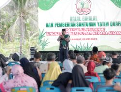 Gelar Halal Bihalal dan Santunan ke Panti Asuhan di Langkat, Petebu Kenalkan Ganjar Presiden 2024