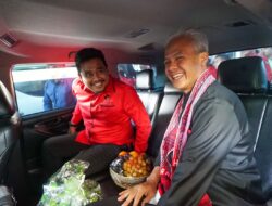 Sambangi Sumut, Ganjar Tampak Mesra Bareng Bobby Menantu Jokowi