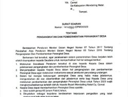 Diduga ‘Kangkangi’ SE Bupati Madina ‘Pecat’ Perangkat Desa Hutanamale