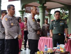 Kapolres Sergai dan Dandim 0204/DS Kunjungi  Anggota Polri dan TNI Yang Sakit