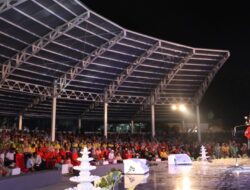Ribuan Pengunjung Berbondong-bondong Hadiri Malam Pagelaran Kesenian dan Budaya Tapsel