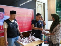 Idul Adha 1444 H, Ganjar Milenial Potong Dua Kambing dan Dibagikan Kepada Warga Medan