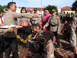 18 Personil Polres Batu Bara Naik Pangkat