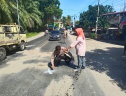 Tertabrak Truk di Kota Tebingtinggi, Wanita Asal Sergai Tewas 