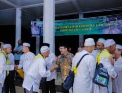 Meurah Budiman Lepas Keberangkatan 147 Calon Jamaah Haji Aceh Tamiang