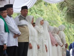 Plt.Bupati Lepas 368 Calhaj Asal Langkat Di Alun-alun T.Amir Hamzah Stabat
