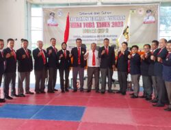 23 Wasit dan Juri Dari FORKI Sumut Pimpin Kejurkab Forki Toba 2023 Bupati Toba Cup-II