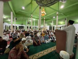 Ratusan Jamaah Muhammadiyah Abdya Padati Mesjid Ayah Gadeng