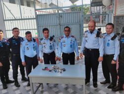 Razia Benda Terlarang di Kamar Hunian Warga Binaan Lhokseumawe