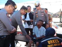 HUT Bhayangkara Ke-77, Polres Batu Bara Gelar Bansos