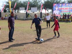 Kapolres Sergai Resmi Buka Pertandingan Sepakbola U-12.