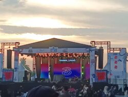 Jaringan Tumbuh 2 Kali Lipat, Tri Dukung Acara Huru Hara Fest di Jambi