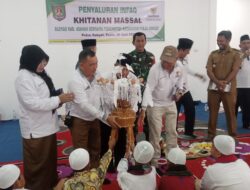 BAZNAS Asahan Beserta Camat Pulau Rakyat Khitan 50 Anak Kurang Mampu