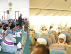 153 Jemaah Haji Madina Kloter 18  Tiba Di Bandara Kualanamu