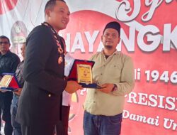 HUT ke-77 Bhayangkara, Presiden IPM Terima Penghargaan Dari Polres Madina
