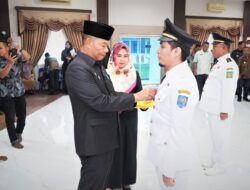 Tiga Pejabat Eselon III Pemkab Langkat Dilantik