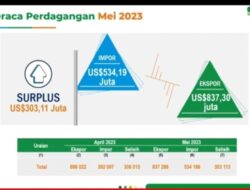 Neraca Perdagangan Sumut Surplus 303,11Juta Dolar AS