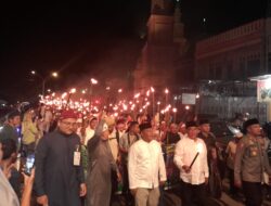 Ribuan Pawai Obor Semarakkan Tahun Baru Islam Di Madina