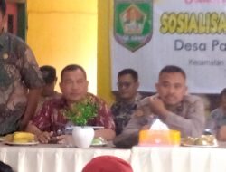 Waspadai Tindak Pidana Kriminal, Kades Padang Mahondang Gelar Sosialisasi Keamanan Desa