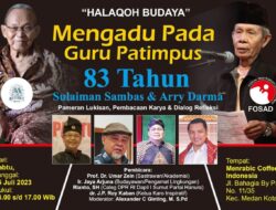 Forum Sastrawan DS Gelar Halaqoh Budaya, Mengadu Pada Guru Patimpus