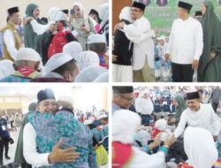 Bupati Batu Bara Sambut 348 Jamaah Kloter 13 Di Asrama Haji