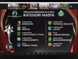 Tapsel Raih Penghargaan KLA Tahun 2023 Kategori Madya
