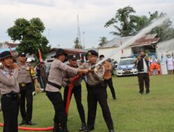 Zahir: Pertama Polres Batu Bara Gelar Apel Kesiapan Karhutla