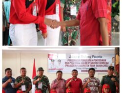 20 Siswa SMA Dilatih Untuk Calon Paskibra Kabupaten Toba