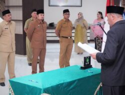 Plt Bupati Langkat Lantik 6 Pejabat Eselon II,  5 Pejabat Fungsional