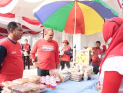 Sambut HUT ke 78 RI, Sergai Gelar  Bazar UMKM Kuliner