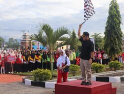 Sambut Hut Ke 78  RI, Paluta  Gelar Jalan Santai.