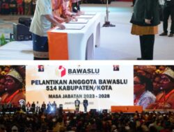 Petahana KPU Batu Bara Resmi Dilantik Bawaslu RI Periode 2023-2028