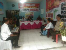 Wadir Reserse Narkoba Poldasu Tinjau Kampung Tangguh di Pasar Bengkel.