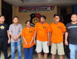 Polsek Medan Helvetia  Ringkus Tiga Perampok Sopir Taksi Online