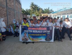 Sat Lantas Polres Batu Bara Gelar Sosialisasi UU No:22/2009