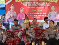 Kapolres Sergai dan Muspika Tiga Kecamatan Sinergi Perkuat Kamtibmas