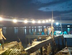 Jembatan Pajak Ikan Lama Brandan Ambruk,  Tiga Orang Terluka