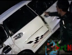 Avanza Terjun Ke Sungai, 4 Luka-luka