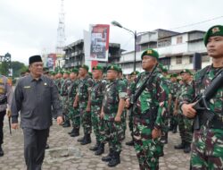 Wali Kota Padangsidempuan Pimpin Apel Pasukan Pengamanan Pilkades Serentak
