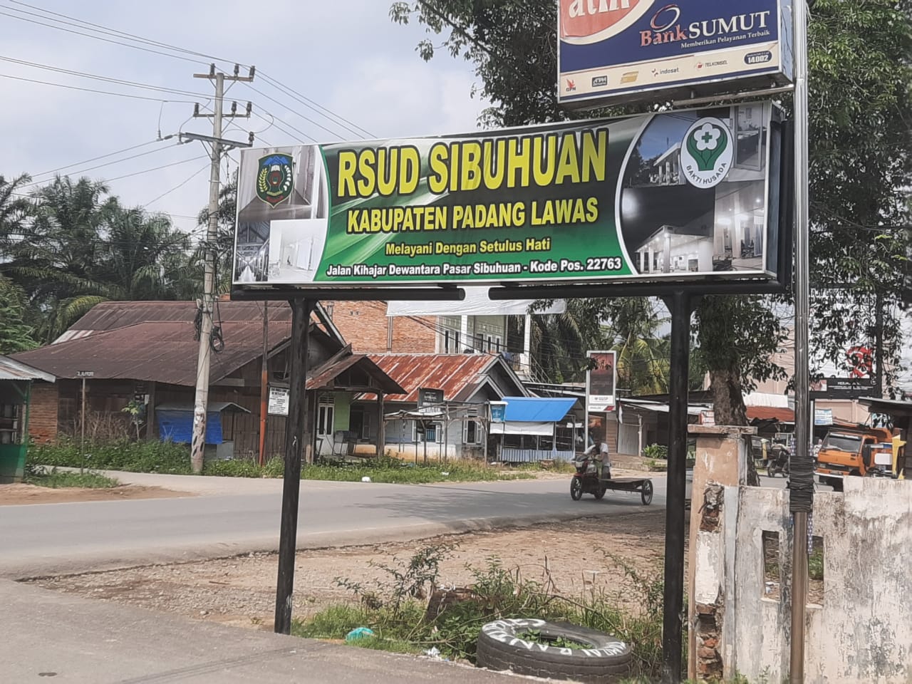 RSUD Sibuhuan mulai ditata setelah kepala RSUD yang baru beberapa minggu, kini mulai membaik, terutama.menyangkut pelayanan kesehatan.(ist)