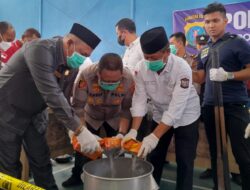 Polres Tanjungbalai Musnahkan Narkoba Senilai Rp.10 M