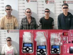  60 Gram Sabu Bersama 5 Tersangka Pengedar Diamankan