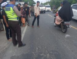 MPU Rajawali VS Sepeda Motor, Seorang Tewas 