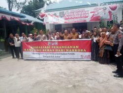 Polres Asahan Sosialisasi Penanganan Kampung Bebas Narkoba
