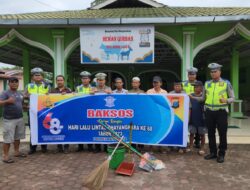 Hari Lalulintas Ke-68, Satlantas Polres Batubara Gelar Bakti Sosial