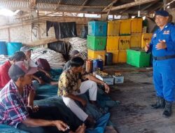 Satpol Airud Polres Sergai Monitoring dan Berikan Penyuluhan Batas Tangkapan Nelayan.